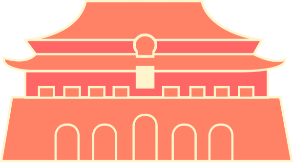 天安门故宫背景建筑房子