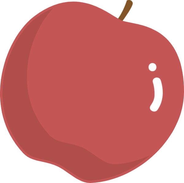 苹果水果红色色块红富士