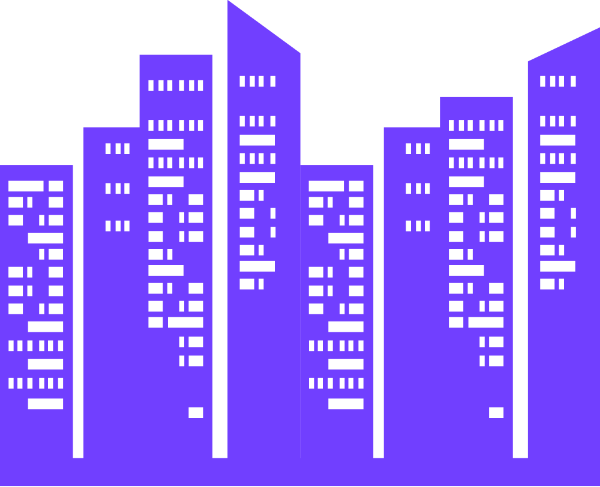 城市楼房简影图片