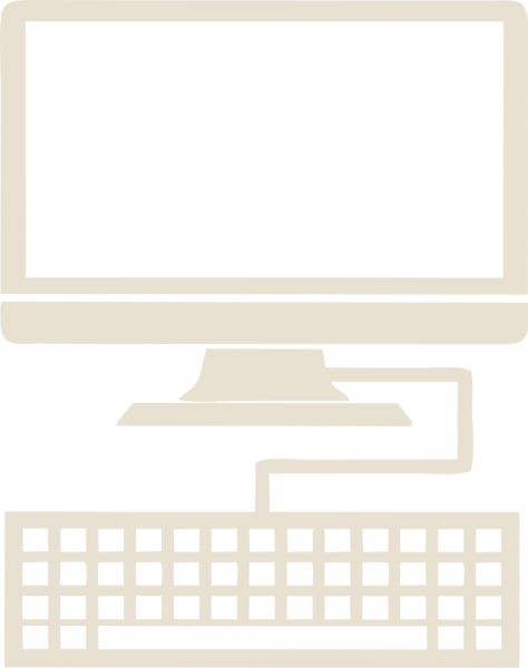 电脑键盘台式电脑数码装饰元素