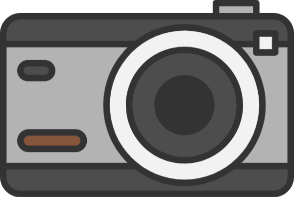 相机照相机摄像机微单卡通
