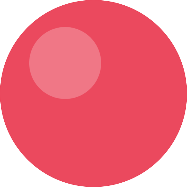 几何体圆形装饰红色