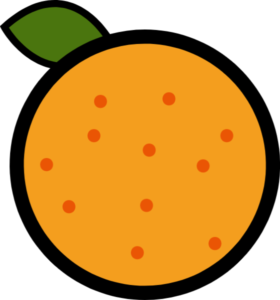 橘子果实水果橙子装饰
