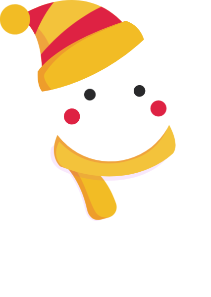堆雪人可爱卡通装饰圣诞