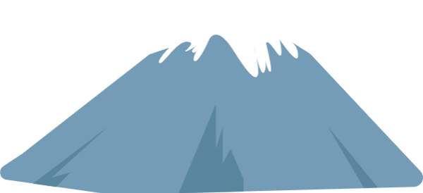 山峰雪山山富士山旅游