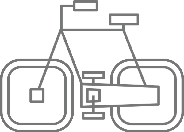 自行车车交通工具骑行交通