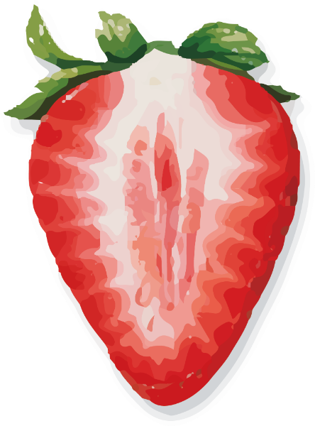 草莓水果可爱红色营养
