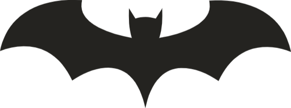 蝙蝠卡通剪影动物万圣节