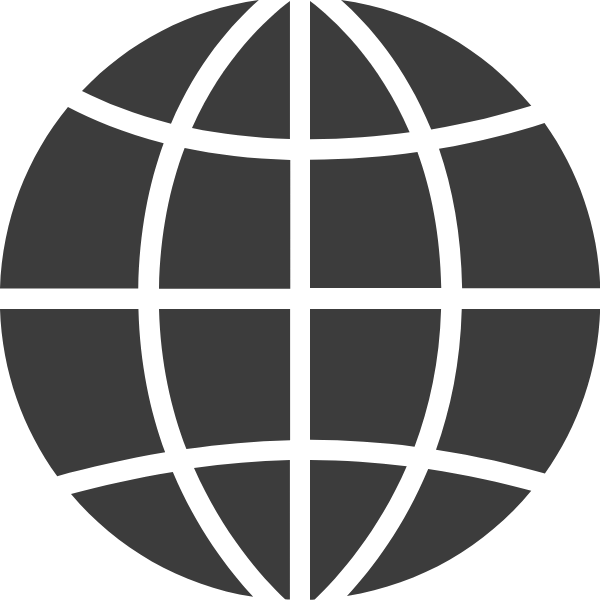 地球球联合国标志黑白