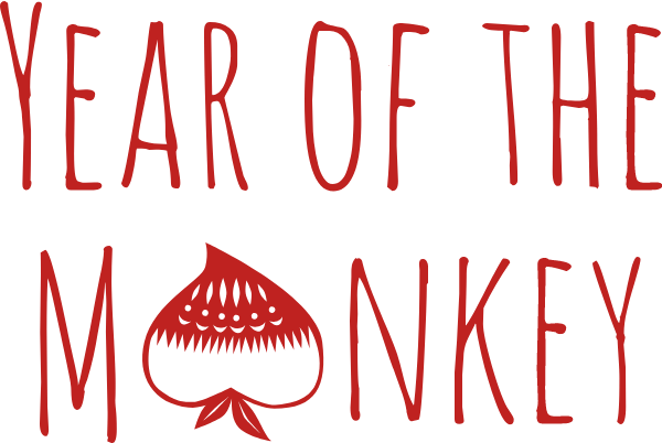 猴年year of the monkey英文文字字母