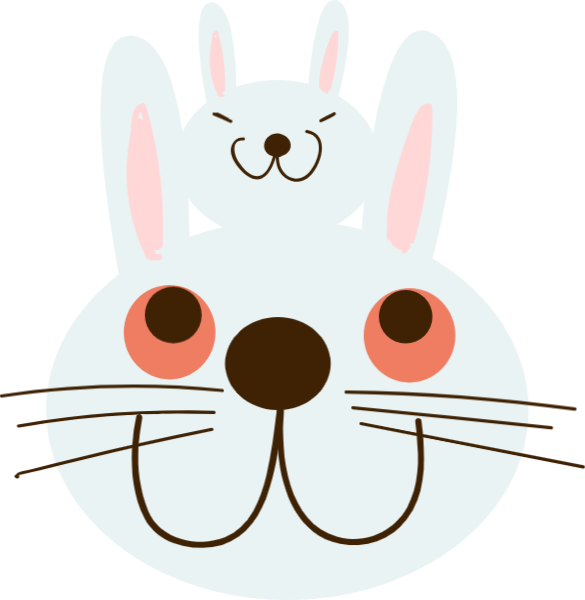 兔子动物表情包表情笑脸