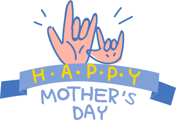 母亲节快乐happy Mother S Day文字英文手贴纸素材和图片id Fotor懒设计