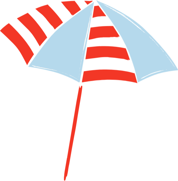 沙滩防晒伞太阳伞拼色遮阳伞