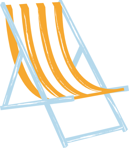 沙滩椅椅子折叠椅休闲椅卡通