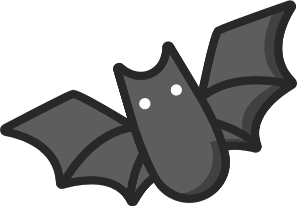 动物蝙蝠万圣节卡通