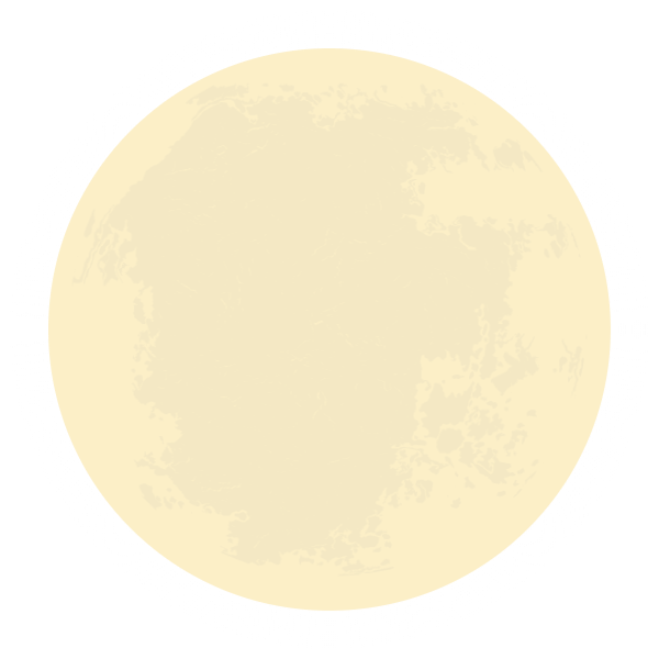 月亮圆月团圆手绘装饰