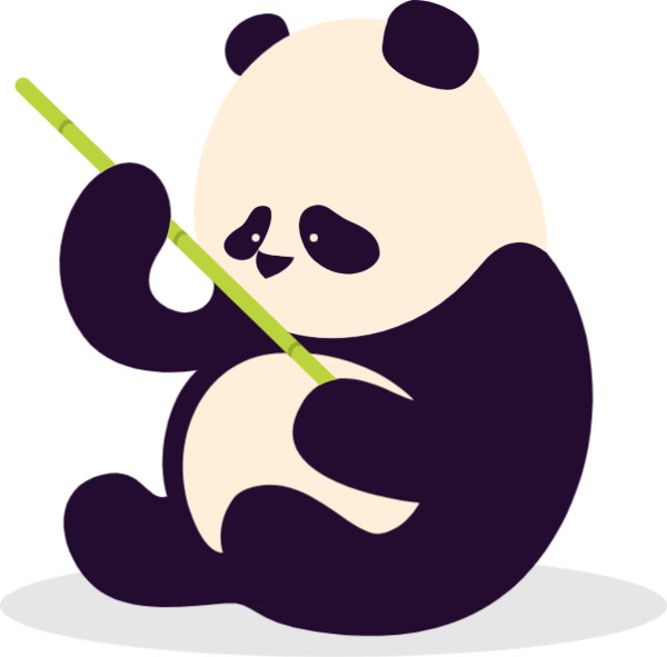 熊猫吃竹子国宝动物可爱