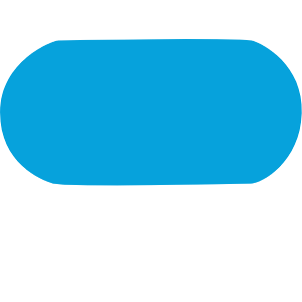 椭圆形图标常用蓝色装饰
